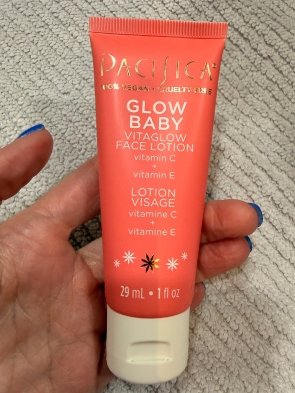 PACIFICA Glow Baby Vitaglow Face Lotion with Vitamin C and E NEW